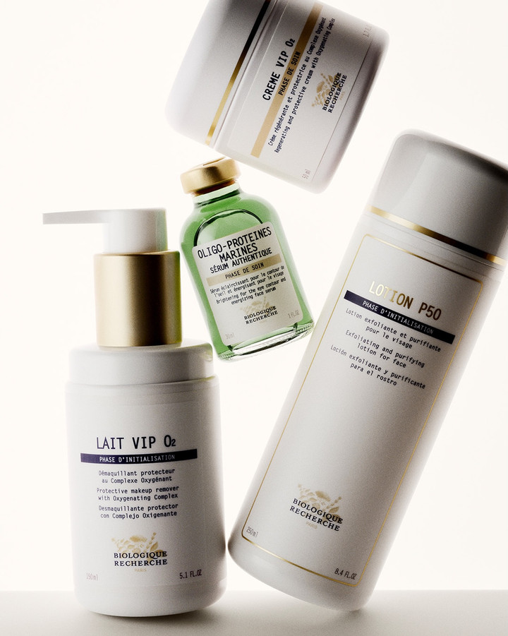 Biologique Recherche preparati Lait VIP O2, Lotion P50, Sérum Oligo-Protéines Marines i Crème VIP O2